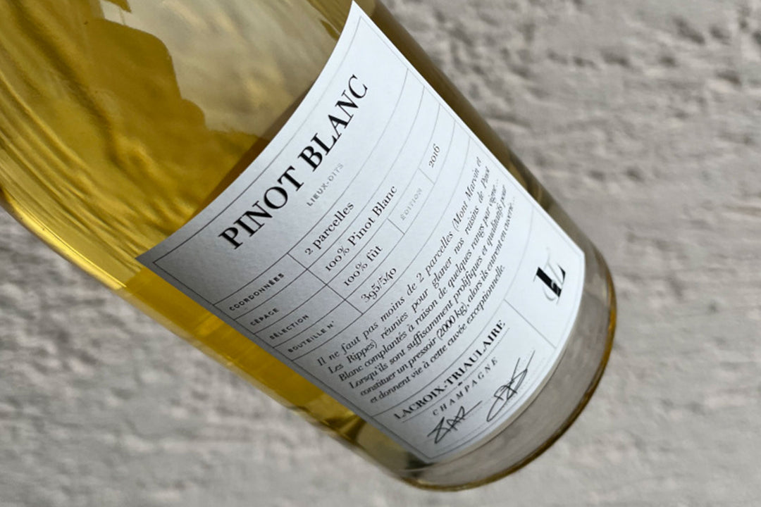 Champagner Lacroix-Triaulaire Pinot Blanc